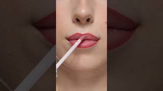 Sacheu Beauty peel off Lip Stain amp and Buxom Full On Plumping Lip Cream glossy lip look lipswatch [upl. by Jarrid]