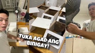 AFRICAN GRAY UNBOXING IBA KA BOY TAPANG [upl. by Enelrac]