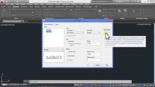 AULA 07  AUTOCAD 2015  CONFIGURAÇÃO E CRIAÇÃO DO ESTILO DE TEXTO [upl. by Jannelle277]