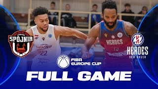 PGE Spojnia Stargard v Heroes Den Bosch  Full Basketball Game  FIBA Europe Cup 202324 [upl. by Eelinnej]