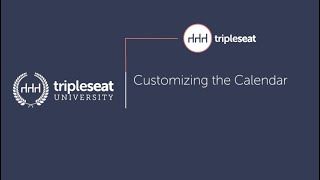Customizing the Calendar Level 1  TSU [upl. by Ardith]