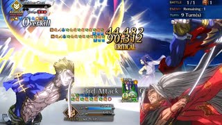 FGO NA Sasaki Kojiro VS Poseidon Central Core [upl. by Landan160]