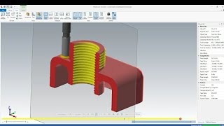 Tutorial MasterCam  Thread Mill Internal and External [upl. by Carlos]