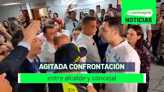 Agitada confrontación entre alcalde y concejal  Teleantioquia Noticias [upl. by Dmitri]