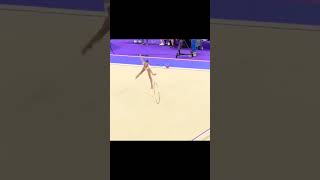 Sitiliana Nikolova Hoop olympicgymnastics competition rhythmicgymnasticshoop paris2024 [upl. by Trah230]