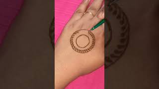 Back side Simple mehandi design 😍 pleasesubscribemychannel 🙏 [upl. by Nomihs907]