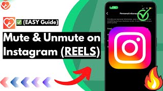 How to Mute and Unmute Instagram Reels Updated [upl. by Wincer416]