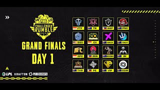 2024 PUBG Challenger Rumble Phase 1  Day 1 [upl. by Derfiniw]