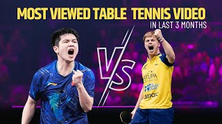 WTT Champions Frankfurt  Fan Zhendong vs Truls Moregard  4K TT Video  Paris Olympics Finalists [upl. by Henigman169]