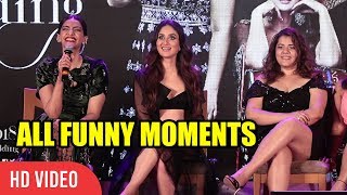 Veere Di Wedding Song Launch Funny Moments  Kareena Sonam Swara Ekta Rhea [upl. by Relluf117]