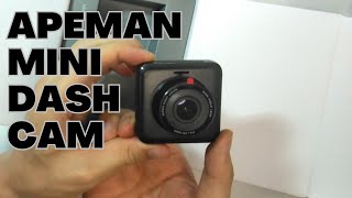 Unboxing and Testing the Apeman C420 Mini Dash Cam 1080P [upl. by Tufts]