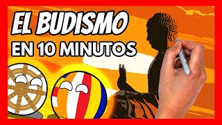 ✅La historia del BUDISMO en 10 minutos  Resumen fácil y divertido [upl. by Zenger]