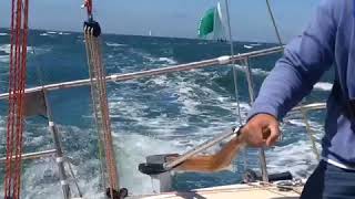 Seefest J29 Sailing  Rooster Tail at 109 knots  Figawi 2014 sailingfast figawi2014 Figawi [upl. by Remmos729]