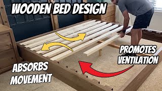 Wooden Bed Design  Low Cost High Profit  Build this Platform Bed Frame [upl. by Ahtanamas]