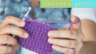 Como tejer con gancho ¡aprende ya  Mini serie de Tejido EP 1 [upl. by Sibeal927]