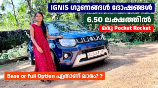 Maruti Ignis User Review In Malayalam  Queen on wheels [upl. by Okun]