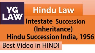 Rules of Inheritance  Intestate Succession  Hindu Law [upl. by Eentroc238]