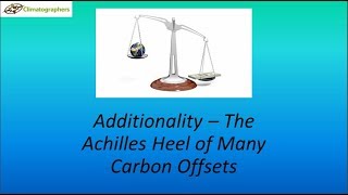 Carbon Offset Additionality revised [upl. by Ok414]