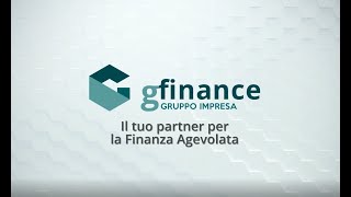 Gfinance si presenta  Il tuo partner per la Finanza Agevolata [upl. by Quartus951]