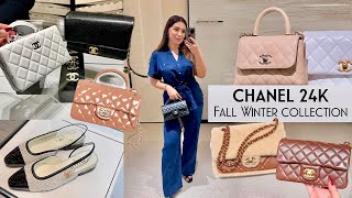 Chanel Fall Winter 2024 Shopping Vlog New Bags Shoes RTW Shearling 24K Collection [upl. by Ginder472]