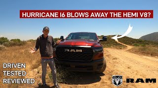 2025 RAM 1500 Crew Cab Review  The Hurricane BLOWS AWAY the HEMI V8 [upl. by Ahsaten887]