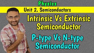 Intrinsic vs Extrinsic Semiconductors  N type vs P type Semiconductor  PHYSICS  in हिन्दी [upl. by Kendry]