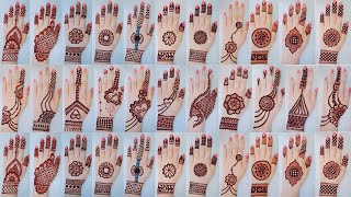 Top 20 mehndi design for backhandMehandi ka designEasy simple Karwa Chauth\Navratri Mehndi designs [upl. by Junko]