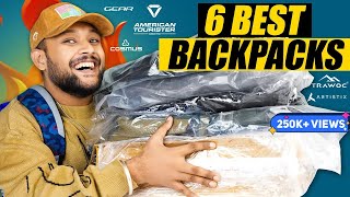 6 Best Backpack For CollegeSchool on Amazon 🔥 Backpack Haul Review 2023  ONE CHANCE [upl. by Arlin]