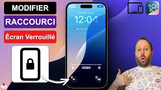 Comment Modifier les Raccourcis de lÉcran Verrouillé  iPhone  iPad  iOS 18 [upl. by Carlisle]