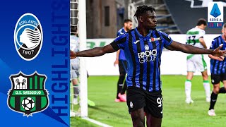 Atalanta 41 Sassuolo  Zapata Grabs a Brace as Atalanta put 4 Past Sassuolo  Serie A TIM [upl. by Ahsinaw]