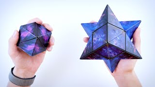 Amazing Transforming Cubes Review of Changeable Magnetic Variety Magic Cube Shape Shifting Puzzle [upl. by Akyeluz]