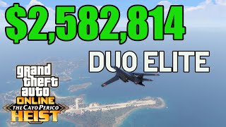 GTA Online Cayo Perico Heist Alkonost Approach DUO ELITE 2582814 [upl. by Notned22]