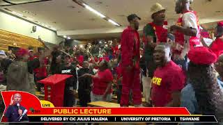 The EFF President and Commander In Chief Julius S Malemas’ Public Lecture at the University of P… [upl. by Zandt223]