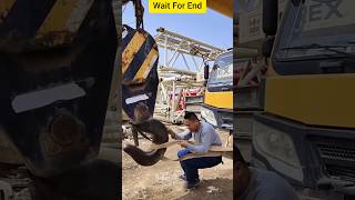 video hook kaise lagate h 05 👌Crane  trending excavator machine shorts viralvideo like new [upl. by Anoit]