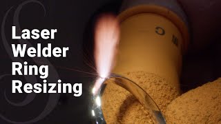 HowTo Resize a Ring with a Laser Welder [upl. by Lipp]