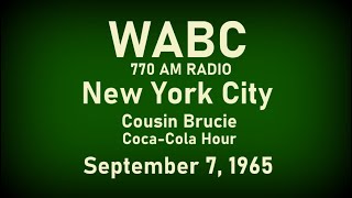 Aircheck of WABC 77 AM Radio in New York City DJ Cousin Brucie CocaCola Hour Sept 7 1965 [upl. by Pilar673]