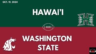 WSU vs Hawaii Football [upl. by Georgena]