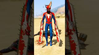 NEW SPIDERMAN AS CHAINSAW MAN SAVES IRON SPIDERMAN 🔥 shorts spiderman thor [upl. by Proctor337]