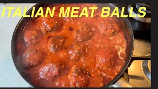 ITALIAN MEAT BALLS [upl. by Zehc]