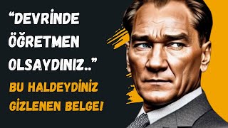 quotÖĞRETMENE PARA YOKquot ATATÜRK DEVRİ MEMUR OLMAK GİZLENEN PERDE ARKASI BELGELERLE [upl. by Torres578]