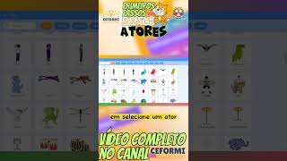 Adicionando ATORES no SCRATCH [upl. by Genna]