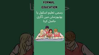 EducationTypes of education  Formal Education  Informal Education  Nonformal Education [upl. by Dlaner]