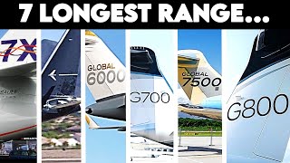 Inside 7 Most Insanely LongRange Private Jets on Earth [upl. by Shank]