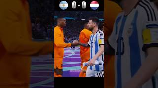 Argentina vs Netherlands FIFA World Cup Qatar 2022 shorts football messi [upl. by Eiznekcam]