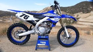 First Ride 2019 Yamaha YZ450F  Motocross Action Magazine [upl. by Ylurt]