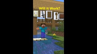 Will A Shovel Boat Hold My Weight Inspired by MrBeast minecraft steve shorts trending remix [upl. by Eilsil]