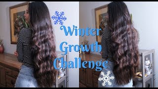 Winter Hair Growth Challenge [upl. by Ahsemat]