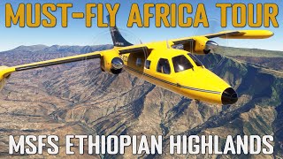 Will MSFS 2024 Beat the Best of 2020 Terrain Check Out Northern Ethiopia in the MU2 by Inibuilds [upl. by Leonard]