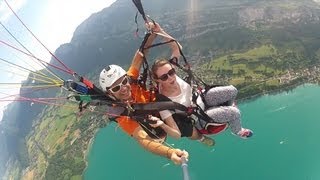 Parapente en tandem sur le lac dAnnecy [upl. by Nayra686]