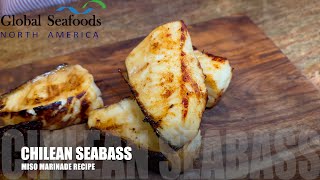 Chilean Sea Bass with Miso Marinade Traditional Japanese Recipe Global Seafoods Fish Market [upl. by Hanna]